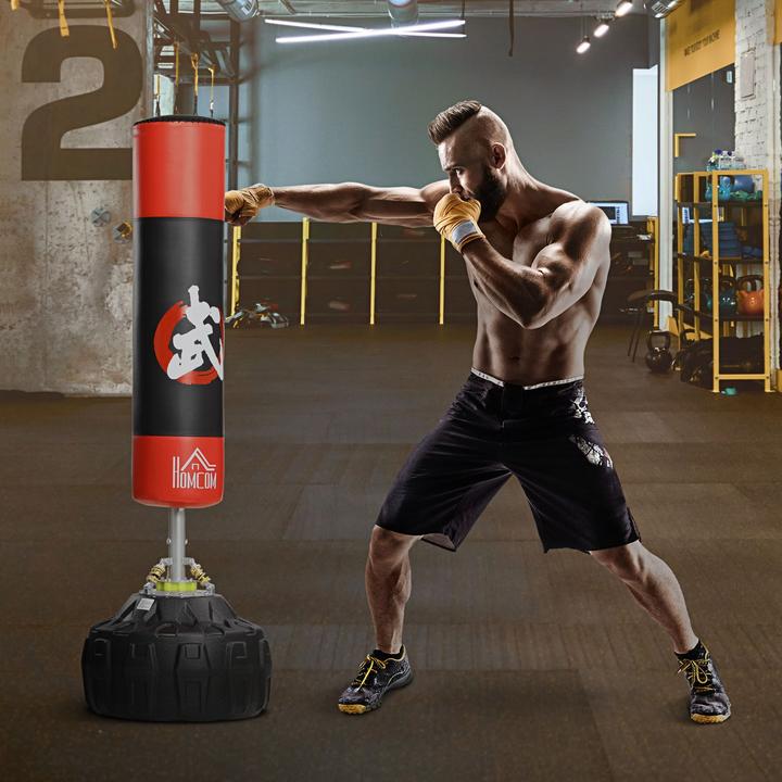 Immagine prodotto Homcom Sacco da boxe in piedi con supporto per pneumatici (60 cm, 10 kg)