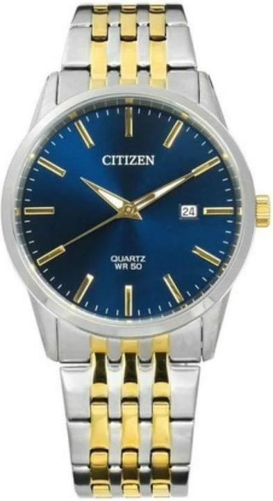 Actual product image Citizen Quartz Blue Dial Two-Tone Watch (39 mm)