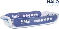 Actual product image Halo rectangular glass casserole 35.5x22cm 3l