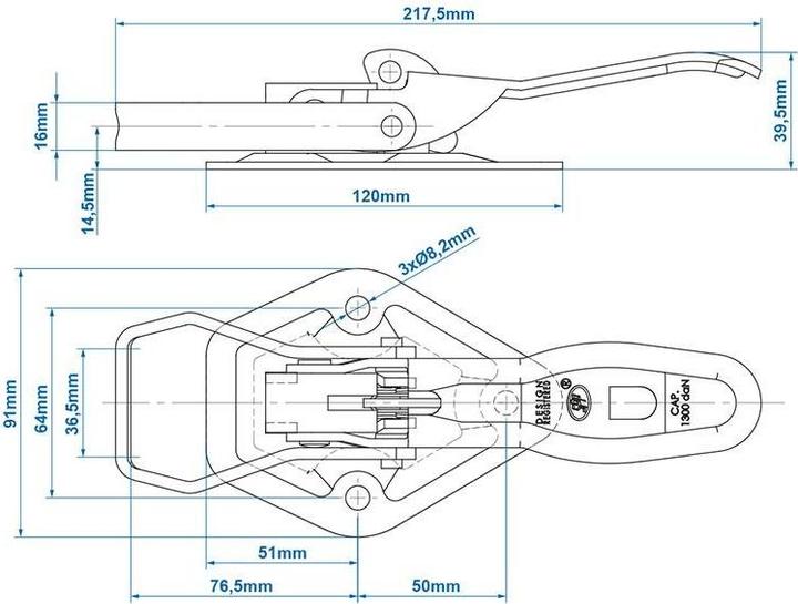 Actual product image ProPlus Eccentric lock SPP ZB-05
