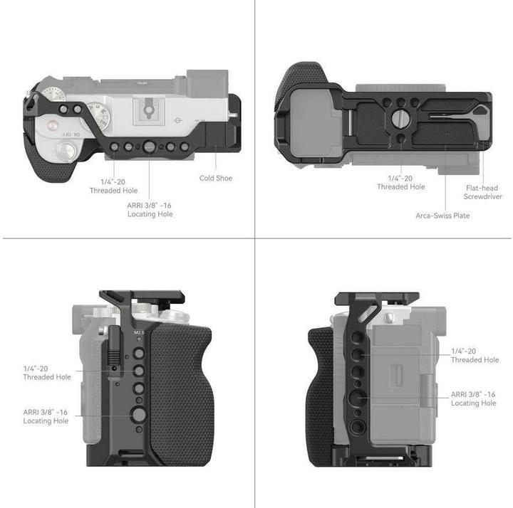 Produktbild SmallRig 3212 Cage mit Seitenhandgriff fÃ¼r Sony A7C Kamera (Cage)