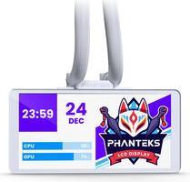 Image du produit Phanteks Glacier One 360M25 LCD AiO-Wasserkühlung, 6-Zoll-Display - 360mm, weiss