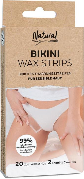 Image du produit Andmetics NATURAL by BIKINI Wax Strips (20 x, 20 g)