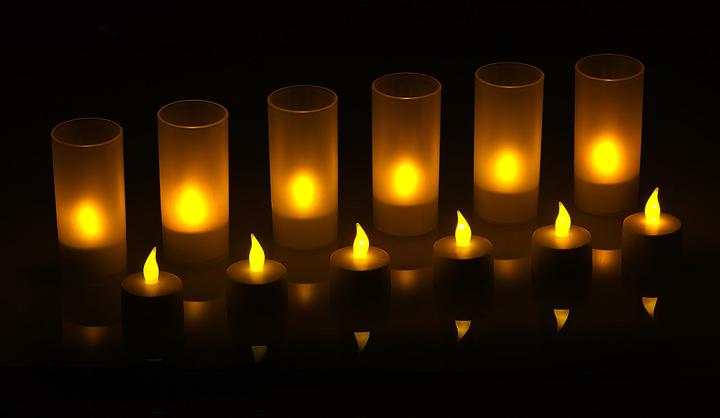 Image du produit Lunartec Lot de 12 bougies chauffe-plat LED (12 x)