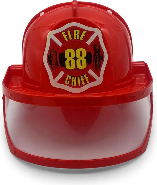 Image du produit Bestsaller Casque de pompier avec visière rouge