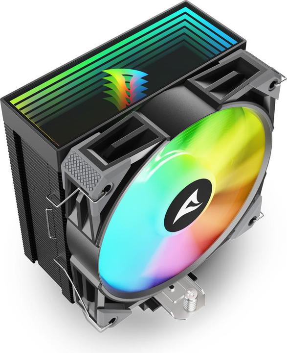 Produktbild Sharkoon A40 RGB Black Air Cooler (159 mm)