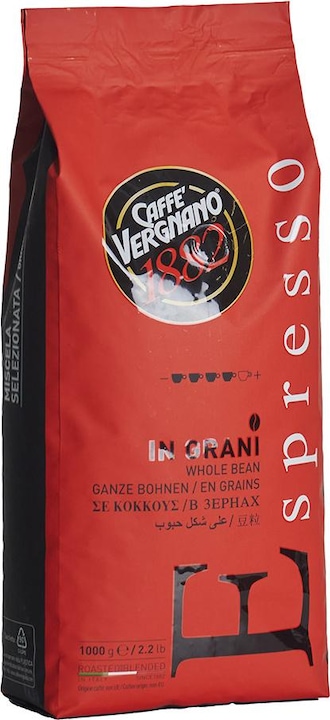 Image du produit Caffè Vergnano bar à espresso (1000 g, Torréfaction foncée)
