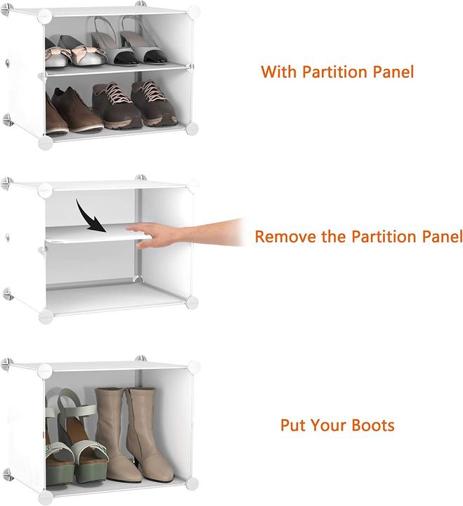 Produktbild Homidec 7-stufiger Schuhschrank