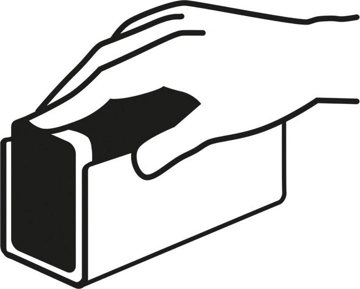 Produktbild Bosch Home & Garden Ersatzmikrofasertücher kurz für GlassVac