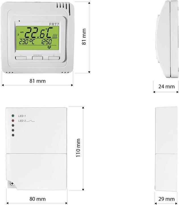 Actual product image Elektrobock EOB FRT7B2 Backlit display