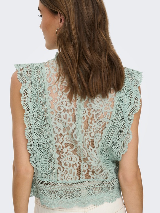 Actual product image Only Cropped lace top (XL)