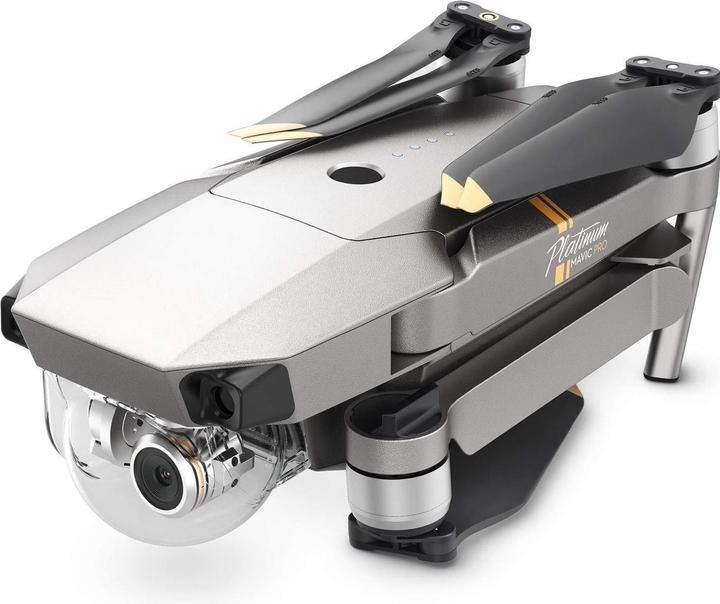Produktbild DJI Mavic Pro Platinum Drohne mit 3-Achsen-Gimbal, 4K-Kamera und verbesserter Flugleistung (734 g)
