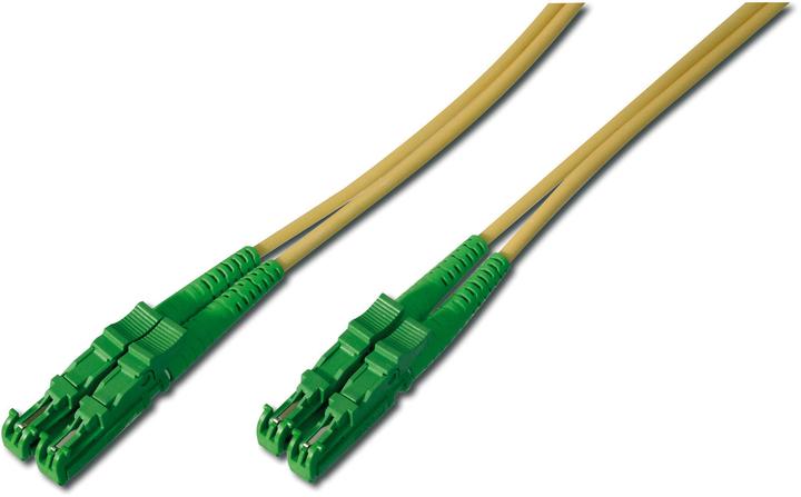 Actual product image Digitus Fiber Optic Patch Cord, E2000 (8° APC) to E2000 (8° APC), Singlemode (CAT6, 1 m)