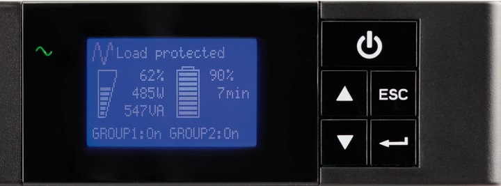 Produktbild Eaton 5P 1550i Rack1U (1550 VA, 1100 W, Line-Interaktiv USV)