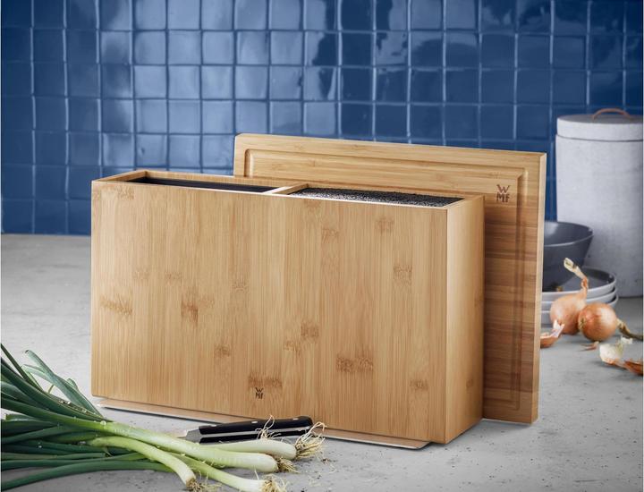 Produktbild WMF 3in1 Aufbewahrungsbox Messerblock Utensilienhalter Schneidebrett Bambus