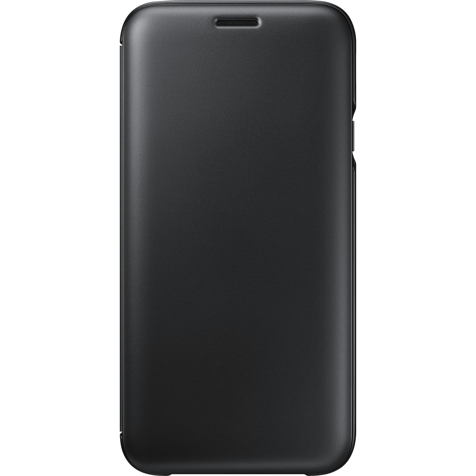 Samsung Wallet Cover (Samsung Galaxy A7 (2017)), Smartphone Hülle, Schwarz