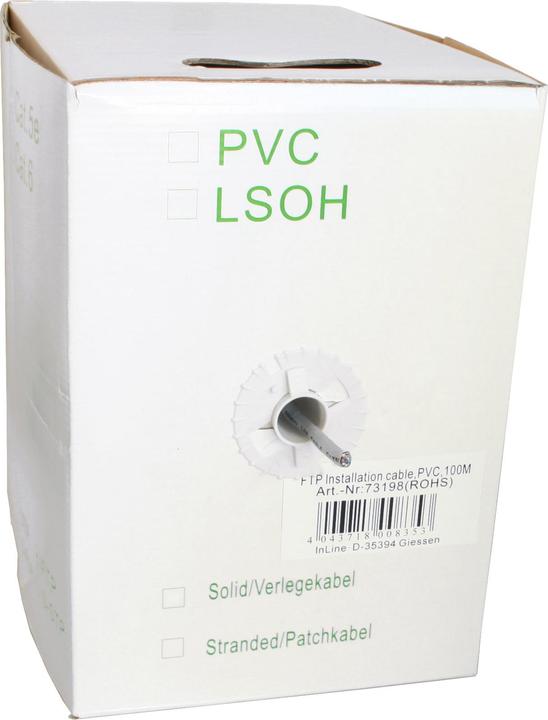 Produktbild InLine Verlegekabel (F/UTP, CAT5e, 100 m)