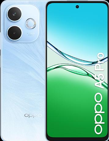 OPPO A5 Pro (256 GB, feather blue, 6.67", 50 Mpx, 4G)