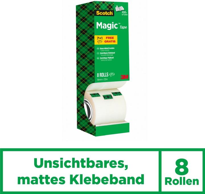 Immagine prodotto Scotch Nastro adesivo magico confezione valore (19 mm)