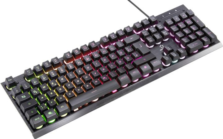 Produktbild Renkforce RGB kabelgebundene USB-Gaming-Tastatur (DE, Kabelgebunden)
