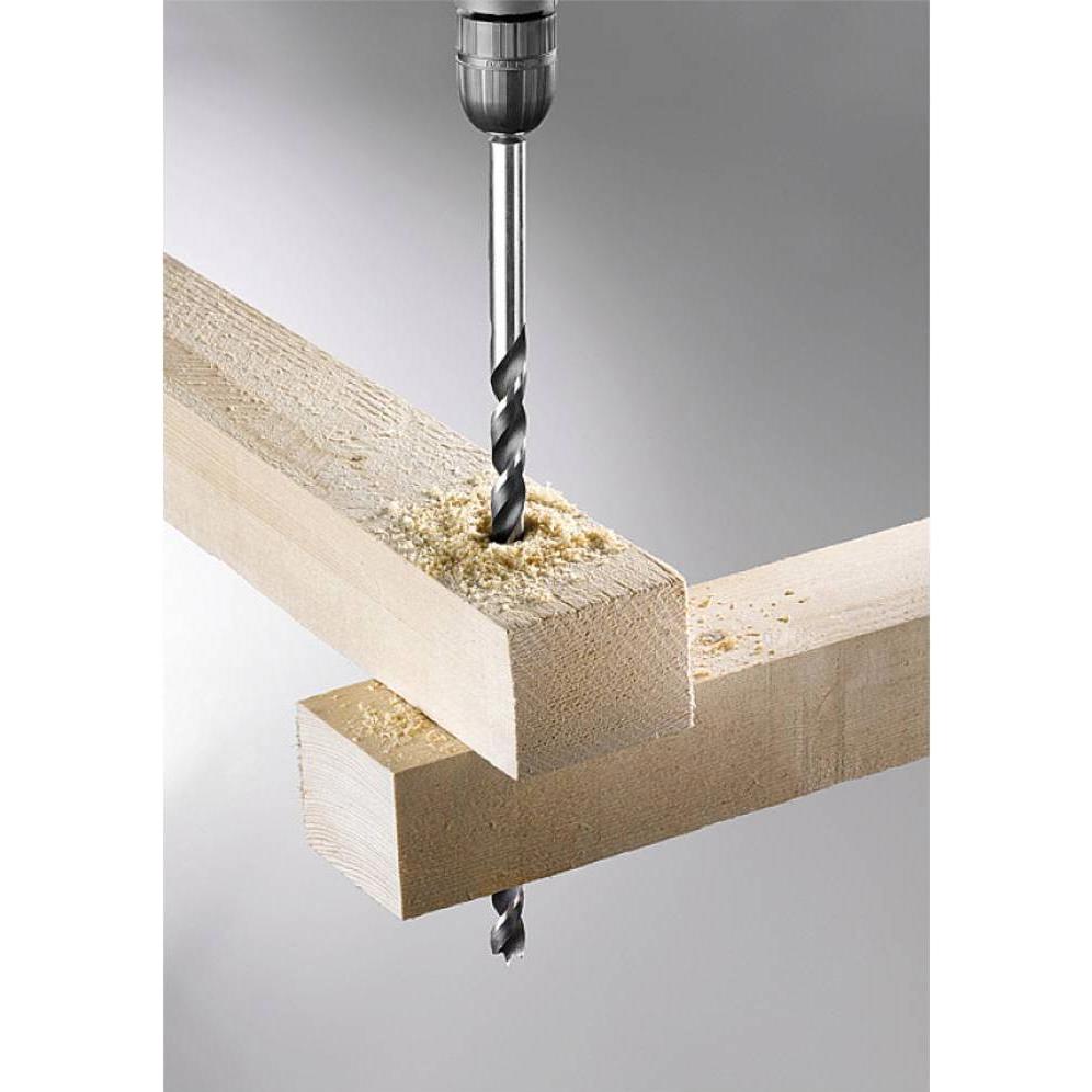 Thumbnail - kwb, Bohrereinsatz, 511808 Holz-Spiralbohrer 8 mm Gesamtlänge 250 mm 1 St. (8 Millimeter)