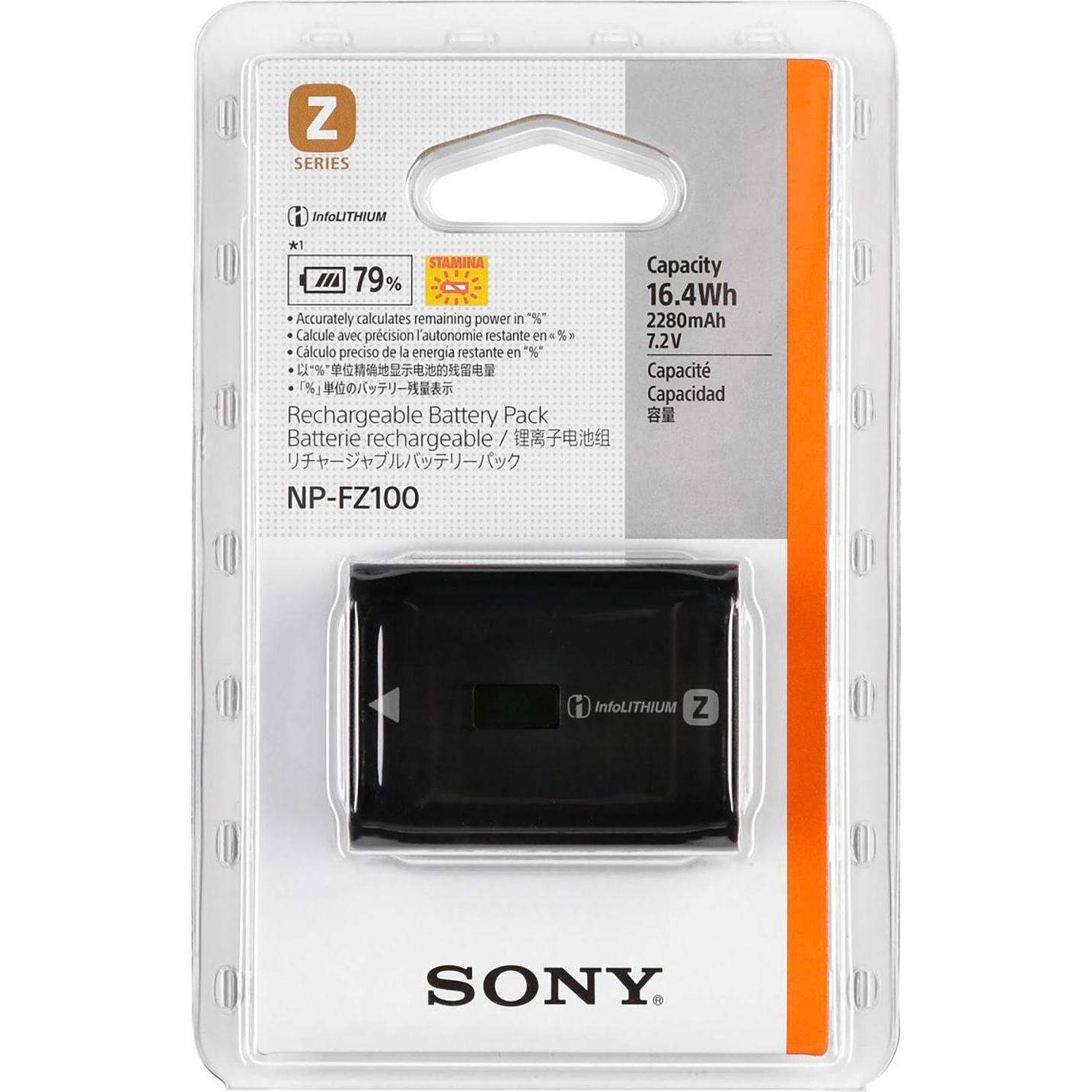 Sony Original Akku für Alpha 9 (Akku), Kamera Stromversorgung, Schwarz