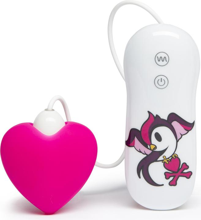Actual product image tokidoki Silicone Pink Heart Clitoral Vibrator