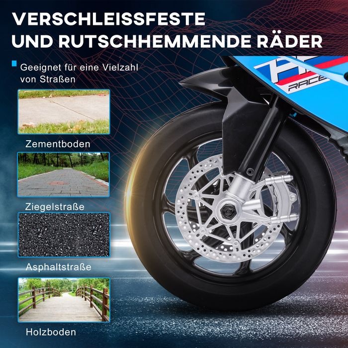 Immagine prodotto Swisshandel24 Triciclo elettrico per bambini 6V con 3 modalità musicali 2,5 km/h a partire da 18 mesi (6 V)