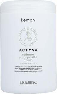 Actual product image Kemon Actyva Volume E Corposita Conditioner - Strengthening conditioner for hair volume (1000 ml)