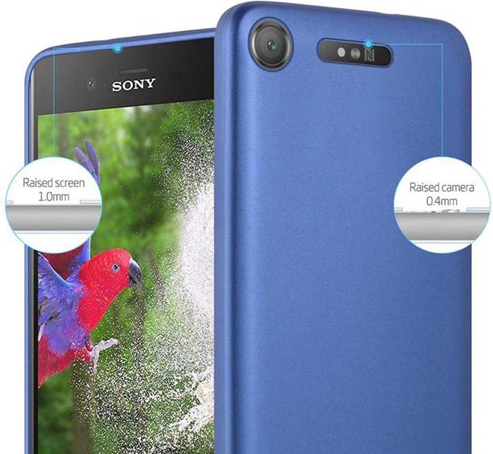 Actual product image Cadorabo TPU Matt Metallic Cover (Sony Xperia XZ1)