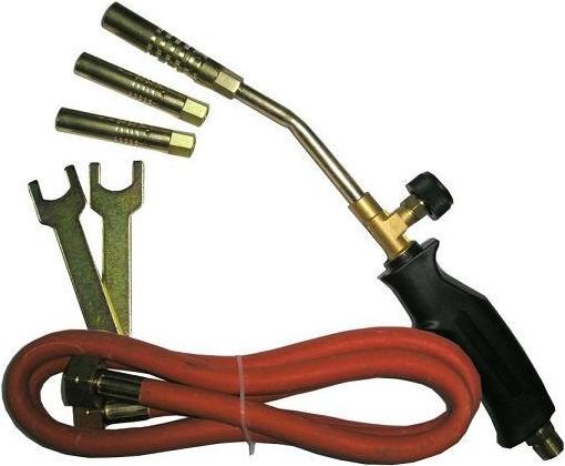 Produktbild GEKO Gasbrenner, 3 Enden 13,15,17mm, Schlauch 1,5m