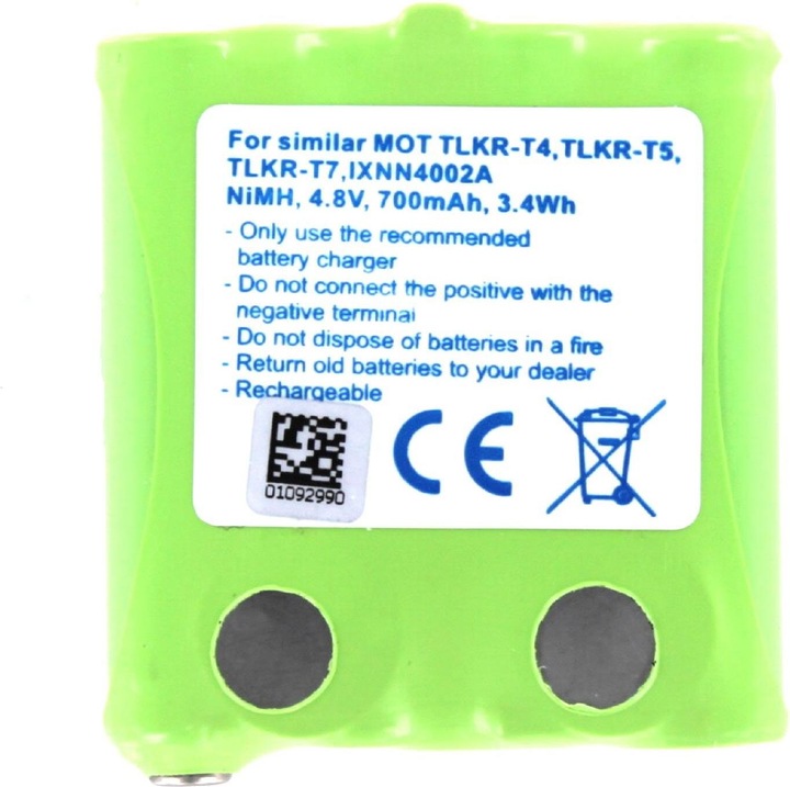 Actual product image AGI 29547 - Black - MOTOROLA IXNN4002B - Nickel Metal Hydride (NiMH) - 700 mAh - 4 (1 pcs., 700 mAh)