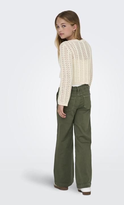 Actual product image Only Kogmarina Life Ls Crop V-Neck Knt Noos (122, 128)