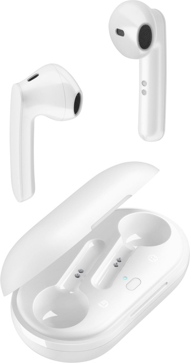 Image du produit Cellularline Écouteurs / casque Bluetooth SLANG TWS universal, blanc (4 h, Sans fil)