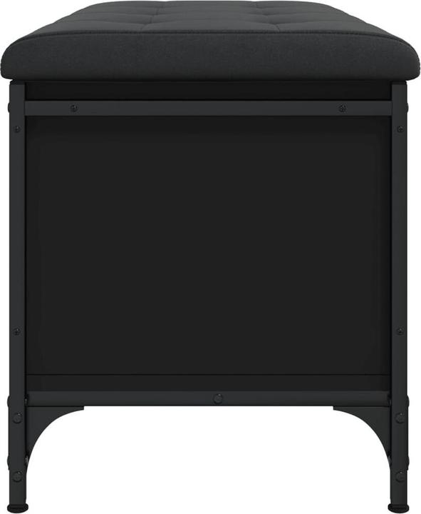 Actual product image VidaXL Bench with storage space black 82x42x45 cm (42 cm)