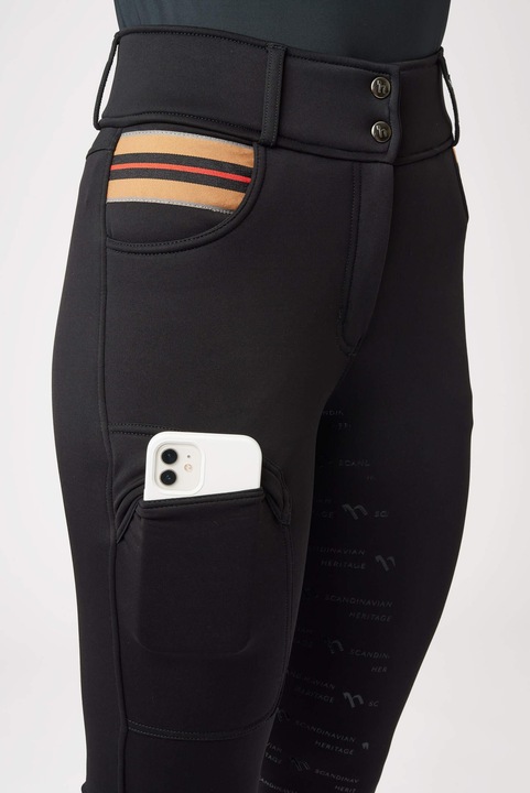Produktbild Horze reithose full grip thermal rosa (40)