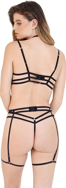 Produktbild Bluebella Edena Harness mit Strumpfhalter schwarz (44)