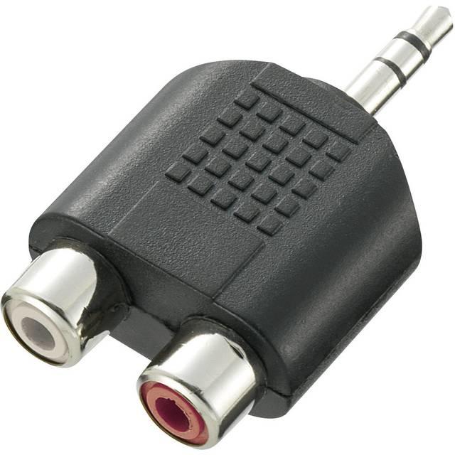 Produktbild SpeaKa Professional Klinke / Cinch Audio Y-Adapter (1x Klinkenstecker 3.5 mm (Audio Splitter)