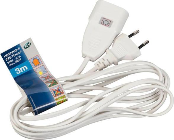 Produktbild REV Eurostecker Verlängerung 3,0 m (3 m, CEE 7/16)