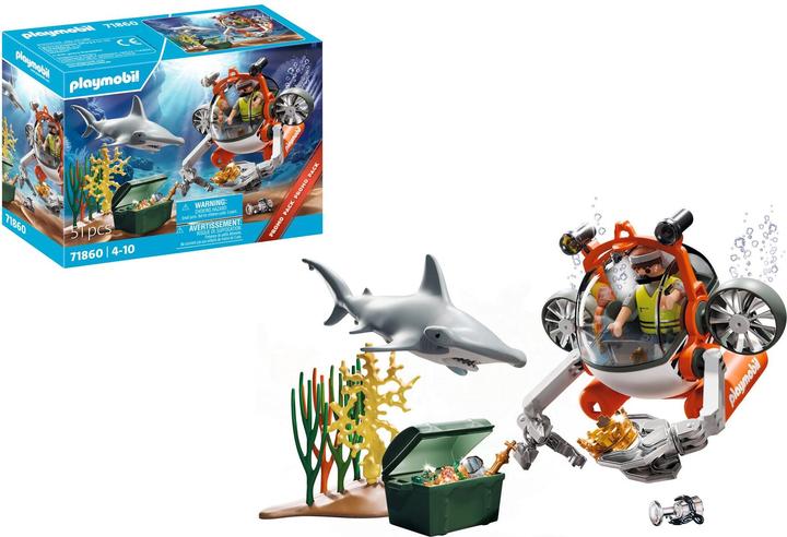 Image du produit Playmobil Chasse au trésor avec sous-marin (71860, Playmobil Action Heroes)
