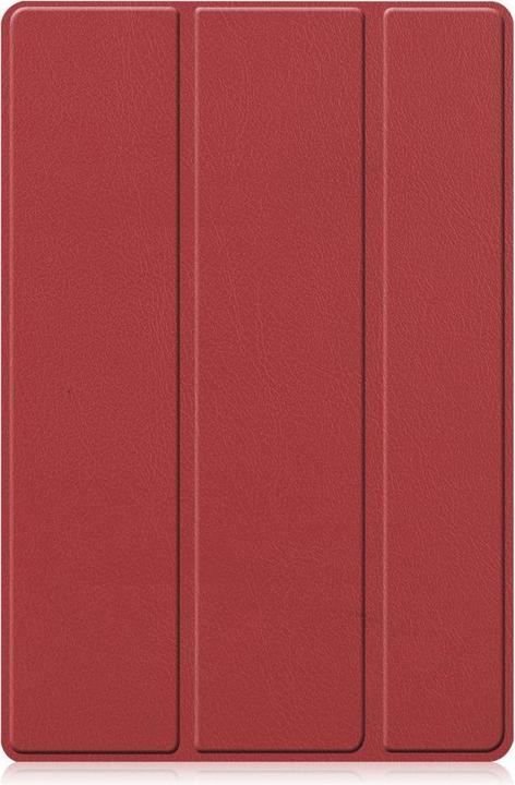 Productafbeelding Cover-Discount Galaxy Tab A8 10.5 - Tri-fold Smart Case wijnrood (Galaxy Tab A8)