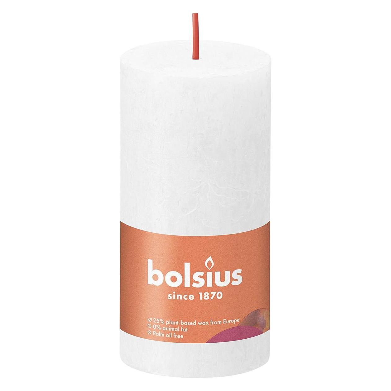 8x Bolsius, Kaarsen, Pilaarkaars 'Rustiko Shine (1 Pcs.)
