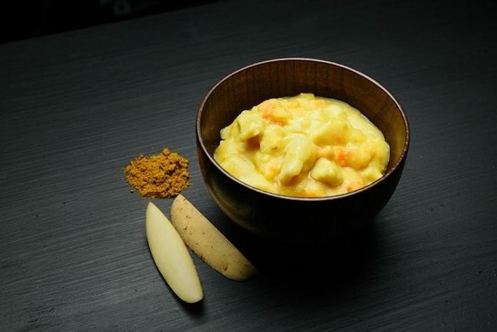 Immagine prodotto REAL Piatto principale: merluzzo in salsa cremosa al curry (96 g)