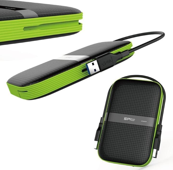 Productafbeelding Silicon Power Armor A60 4TB USB 3.0 2.5 SP040TBPHDA60S (4 TB)