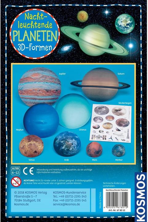 Produktbild Kosmos Nachtleuchtende Planeten