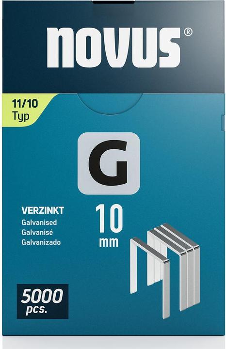 Actual product image Novus Flat wire staples G 11 10mm 5000 pcs.