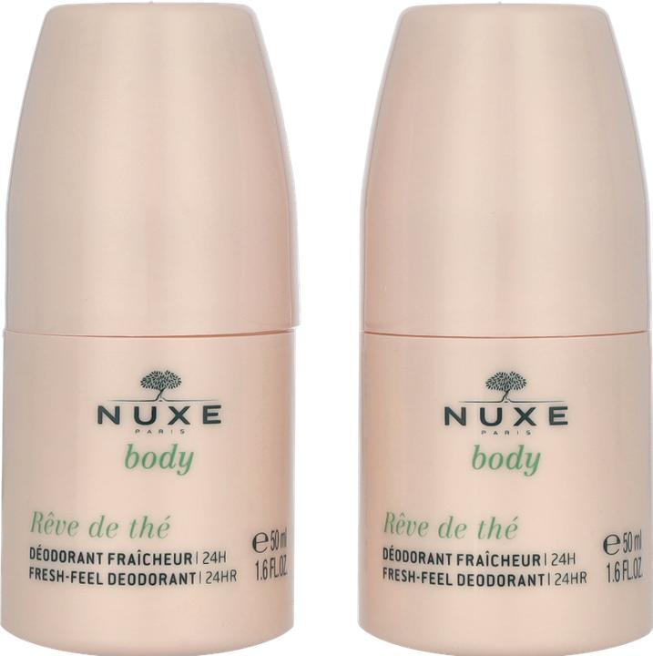 Produktbild Nuxe Rêve de Thé Duo EDeodorant 24h-Schutz erfrischend (Roll-on, 100 ml)