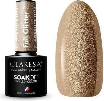 Produktbild Claresa Full Glitter UV-Nagellack 5ml - 2er-Pack (UV-Gel Lack)