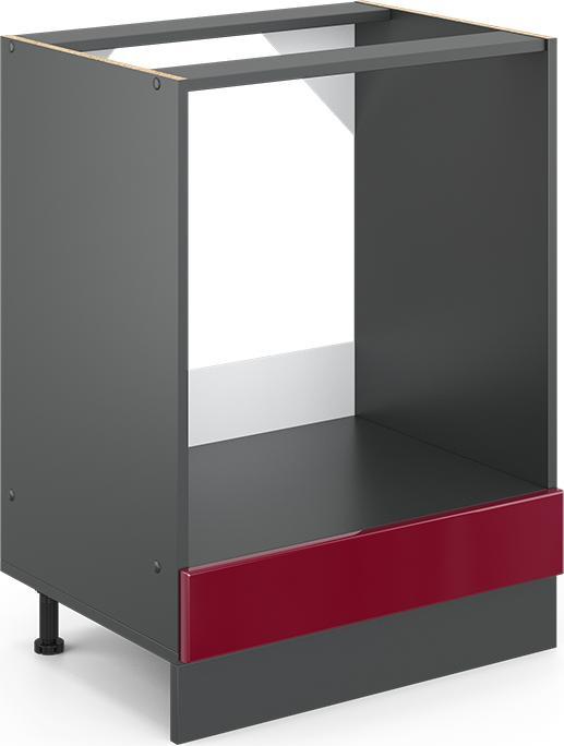 Bordeaux high gloss, Charcoal, Red, Red high gloss