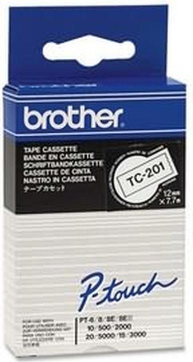 Brother Tc-201 (1.20 cm, Schwarz)